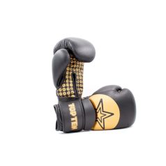 Boxkesztyű, Top Ten, Wrist Star, Fekete-arany, 10 oz