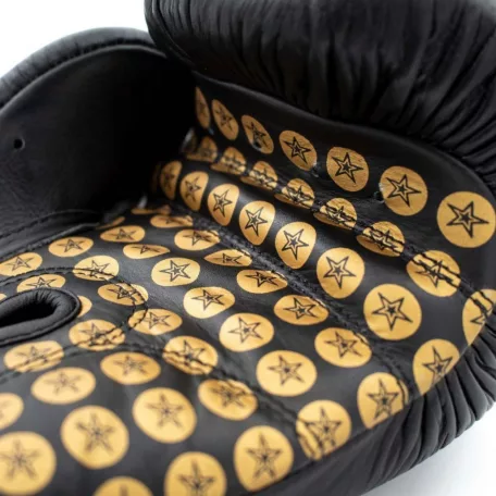 Boxkesztyű, Top Ten, Wrist Star, Fekete-arany, 16 oz