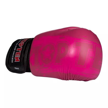 Boxkesztyű, műbőr, Top Ten, Power INK, pink, 10 oz