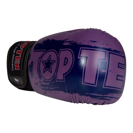 Boxkesztyű, műbőr, Top Ten, Power INK, Lila, 12 oz