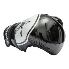   Pointfighter kesztyű, Top Ten, Glossy Block Star, WAKO, Fekete-fehér, S