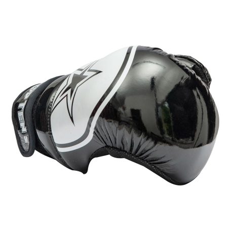 Pointfighter kesztyű, Top Ten, Glossy Block Star, WAKO, Fekete-fehér, L