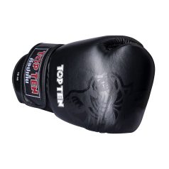 Boxkesztyű, Top Ten, IFMA, Ajarn, Fekete, 10 oz