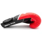 Boxing gloves, Top Ten, 4select, nubuk leather, Fekete-piros szín, 12 oz méret