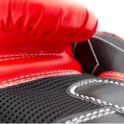 Boxing gloves, Top Ten, 4select, nubuk leather, Fekete-piros szín, 14 oz méret