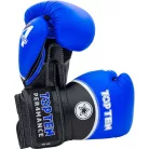 Boxkesztyű, Top Ten, 4select Nubuk, műbőr, Kék-fekete, 10 oz