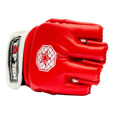 MMA kesztyű, Top Ten, Striking C-Type, Piros-fehér, XL