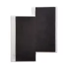 Törőlap, Saman, fekete, 2cm vastag