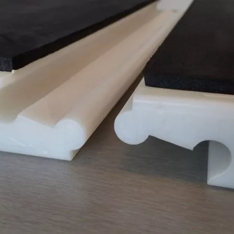 Törőlap, Saman, fekete, 2cm vastag