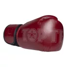 Boxkesztyű, Top Ten, Color'n'Color, bőr, Piros, 10 oz
