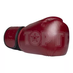   Boxkesztyű, Top Ten, Color'n'Color, bőr, Piros, 10 oz
