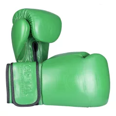   Boxkesztyű, Top Ten, Color'n'Color, bőr, Zöld, 10 oz