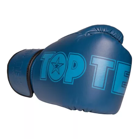 Boxkesztyű, Top Ten, Color'n'Color, bőr, Kék, 10 oz