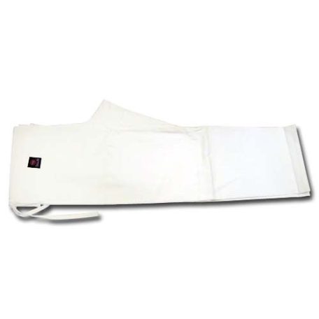 Karate nadrág, Saman, pamut, fehér, 130 cm méret