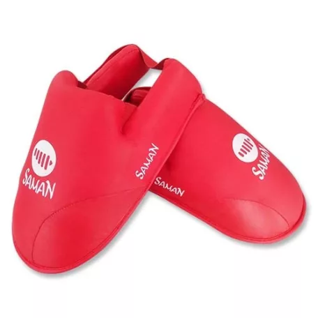 Instep Pad, Saman, karate, PU, red, XL méret