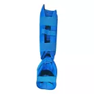 Shinpad with removable instep pad, Saman, karate, blue, L méret