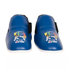   Lábfejvédő, Top Ten, Kids ITF Taekwondo, tépőzáras, Kék