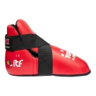 Instep Pad, Top Ten, Fight, black, Piros szín, S méret, WAKO Kick-Box minősítés