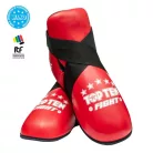 Instep Pad, Top Ten, Fight, black, Piros szín, L méret, WAKO Kick-Box minősítés