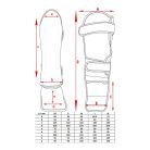 Lábfejes lábszárvédő, Top Ten, Star Light WAKO Kick-box., Kék, M