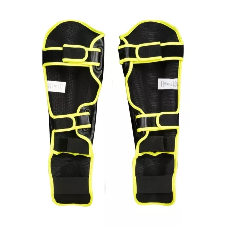 Lábfejes lábszárvédő, Top Ten, Star Light, fekete-sárga, M