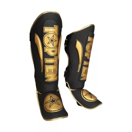 Lábfejes lábszárvédő, Top Ten, Star Light, fekete-arany, M