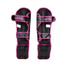 Lábfejes lábszárvédő, Top Ten, Star Light, fekete-pink, S