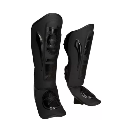 Lábfejes lábszárvédő, Top Ten, Star Light, fekete-fekete, S