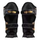 Lábfejes lábszárvédő, Power Ink, Top Ten, Arany-fekete, XS