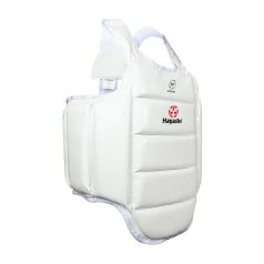 Chest protector, Hayashi, WKF, U14, white