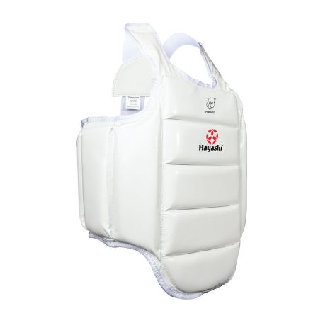 Chest protector, Hayashi, WKF, U14, white