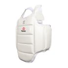 Chest protector, Hayashi, WKF, U14, white