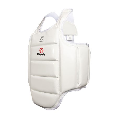 Chest protector, Hayashi, WKF, U14, white