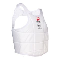 Karate chest guard, Hayashi, WKF, white, XS méret