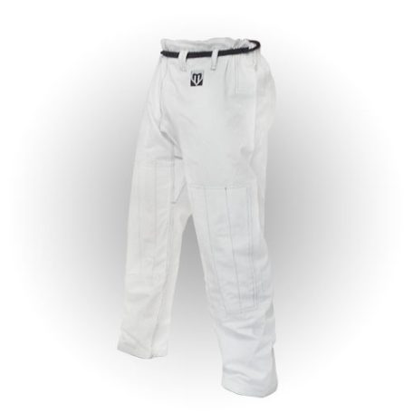 BJJ / Ju-Jitsu nadrág, Saman, Ripstop, 10 oz, fehér, A3 (180 cm) méret