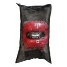 Head guard, Saman, Jawz, with face protection, artificial leather, Piros szín, XS méret