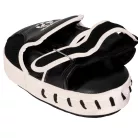 Pontütő kesztyű, Hayashi, egyenes, műbőr, fekete-fehér