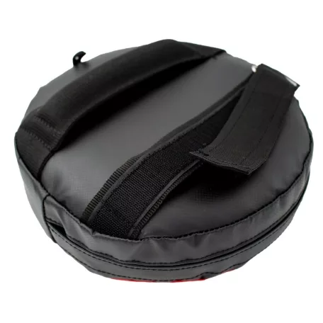 Körpajzs Pontütő, Hayashi, Mini, műbőr, fekete-piros