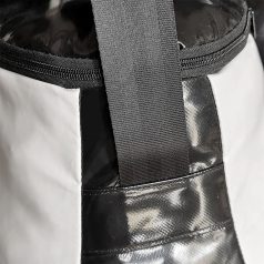 Boxzsák, Saman, Bogyó, 62x52 cm, PU, fekete/fehér