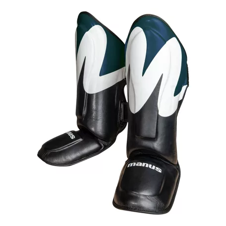 Lábfejes lábszárvédő, Manus, Wave, Fekete, S