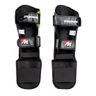 Lábfejes lábszárvédő, Manus, Wave, Fekete-zöld, S