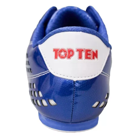 Taekwondo cipő, Top Ten, ITF, fehér-kék, 36 méret