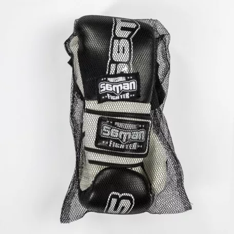 Boxing gloves, Saman, Colours, 1985, artificial leather, Black-white, 10 oz