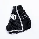 Thai-Box nadrág, Saman, Colours 1985, poliészter, fekete/fehér, S