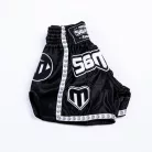 Thai-Box nadrág, Saman, Colours 1985, poliészter, fekete/fehér, S