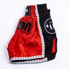 Thai-Box nadrág, Saman, Colours 1985, poliészter, piros/fekete, S méret