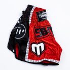 Thai-Box nadrág, Saman, Colours 1985, poliészter, piros/fekete, M méret