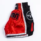 Thai-Box nadrág, Saman, Colours 1985, poliészter, piros/fekete, L méret