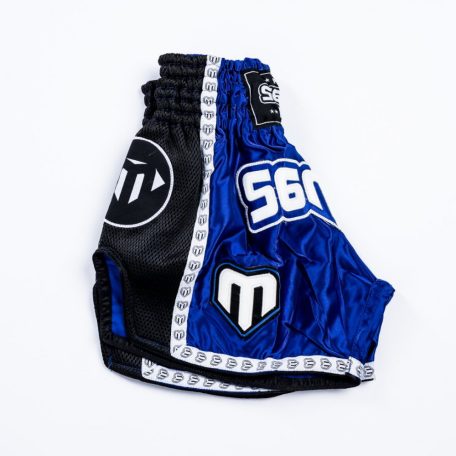 Thai-Box nadrág, Saman, Colours 1985, poliészter, kék/fekete, S méret