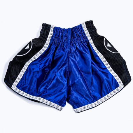 Thai-Box nadrág, Saman, Colours 1985, poliészter, kék/fekete, M méret